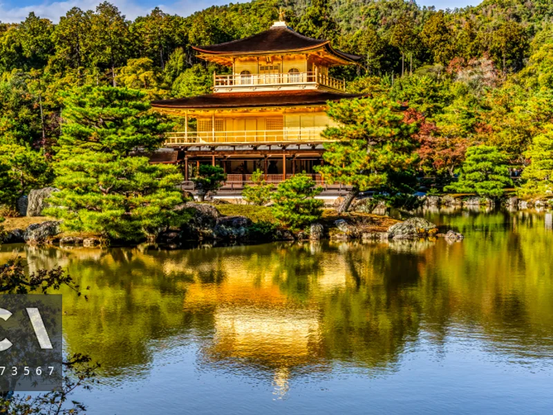 金阁寺全景